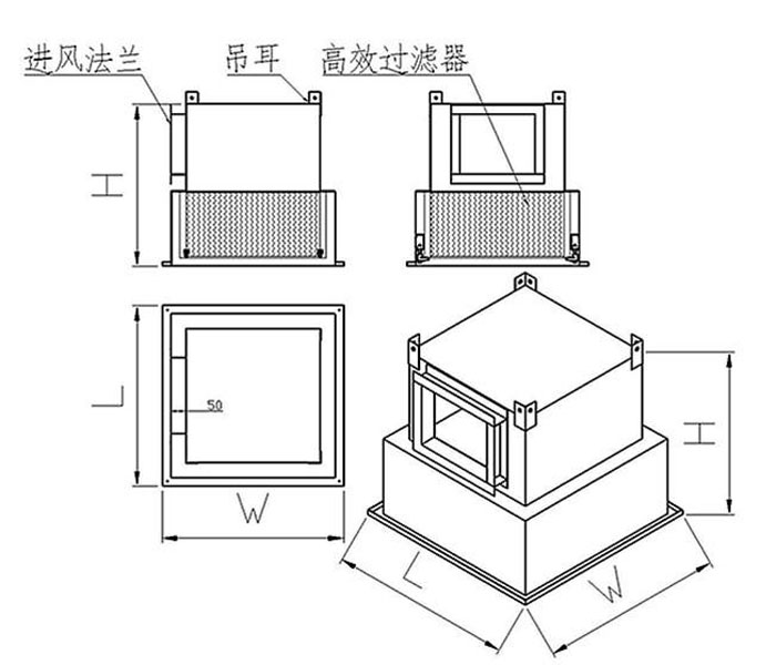 >潔凈室工程高效送風(fēng)口施工工藝